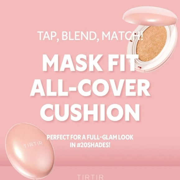 TIRTIR All Cover Pink Cushion Korean Cushion Foundation 13N Fair Ivory Full Size - Picture 14 of 14